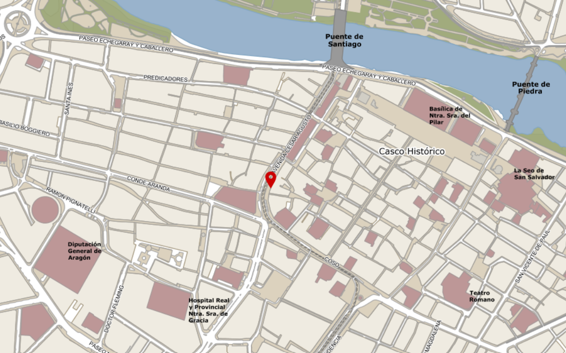 Location Cesar Augusto (Zaragoza) 